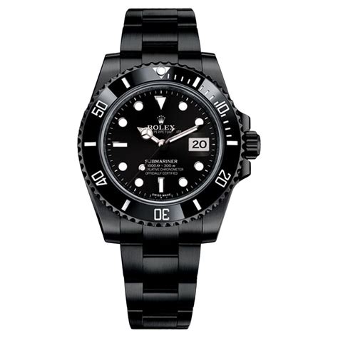 rolex submariner pvd black|rolex submariner 116610 full set.